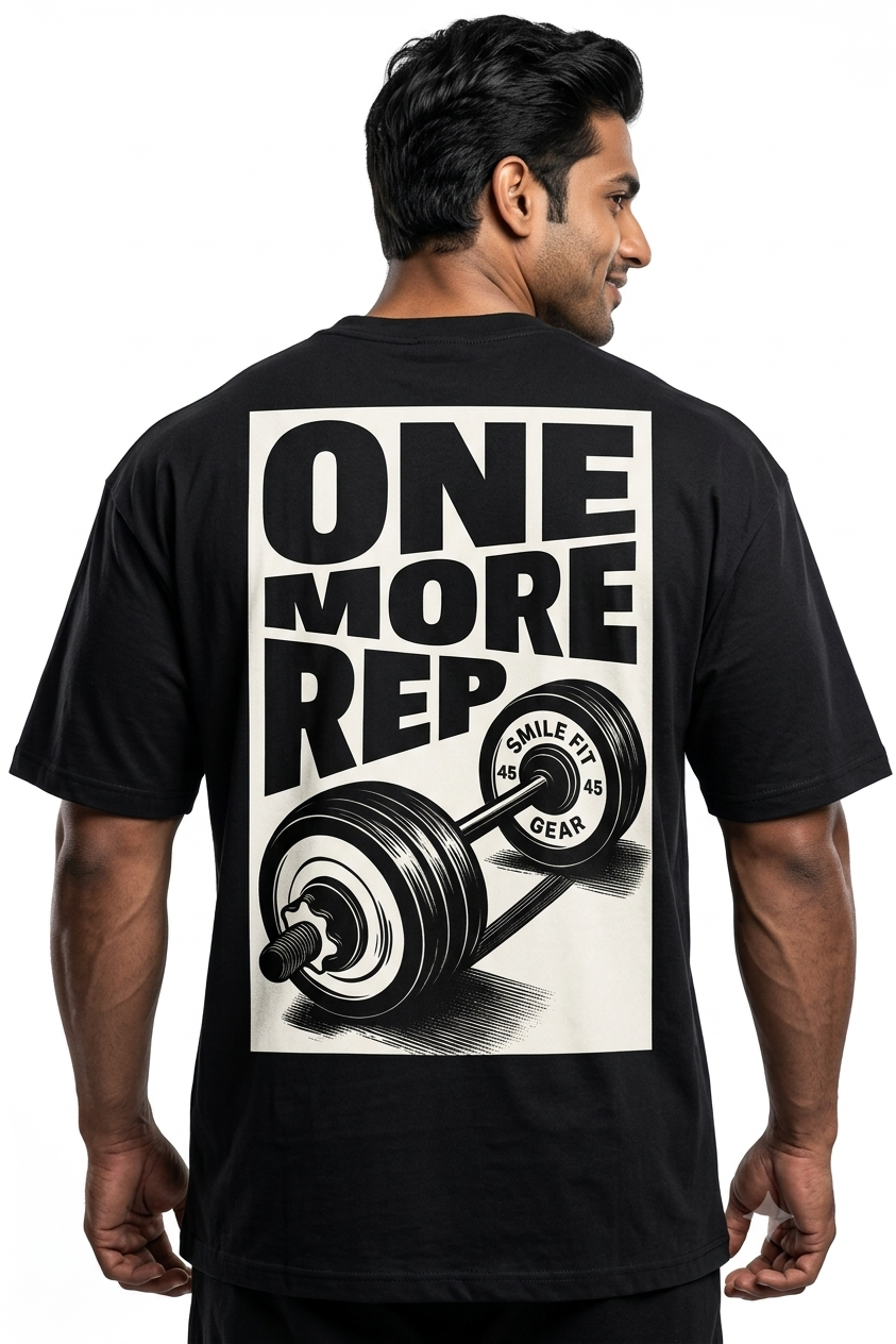 GYM ONE MORE REP | Unisex Oversized Classic T-Shirt